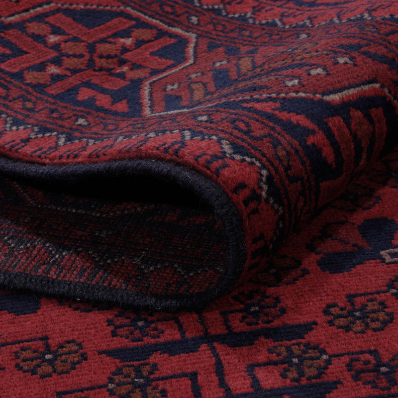 Afghaans tapijt - Kunduz - 202 x 146 cm - rood