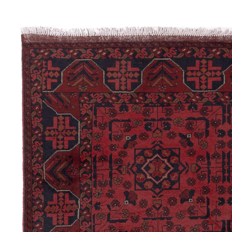 Afghan Teppich - Kunduz - 197 x 147 cm - rot
