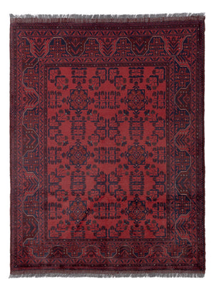 Afghan Teppich - Kunduz - 197 x 148 cm - rot