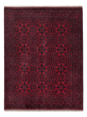 Afghan Teppich - Royal - 193 x 152 cm - rot