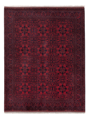 Afghan Teppich - Royal - 193 x 152 cm - rot