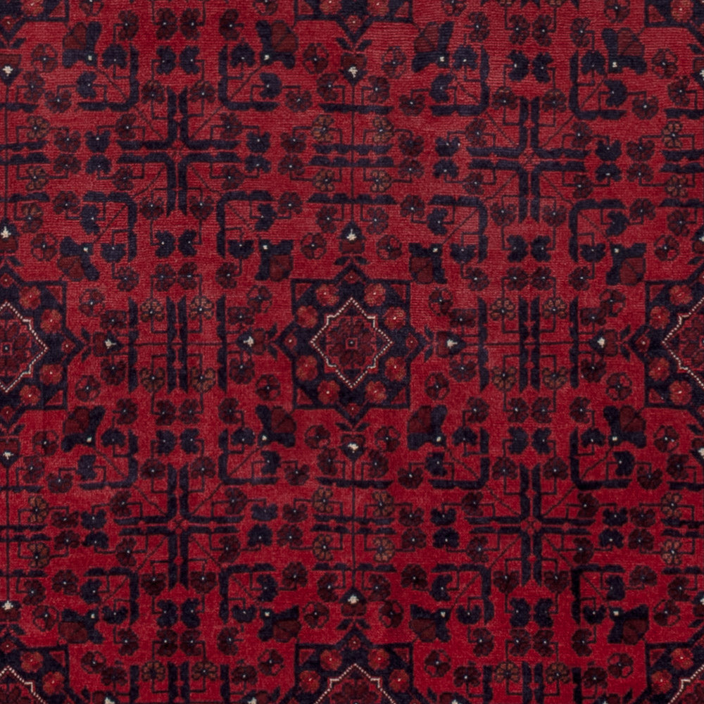 Afghaans tapijt - Koninklijke - 201 x 152 cm - rood