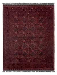 Afghaans tapijt - 191 x 151 cm - rood