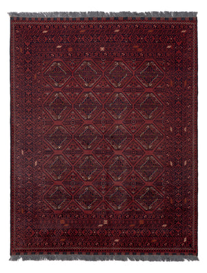 Afghaans tapijt - 191 x 151 cm - rood