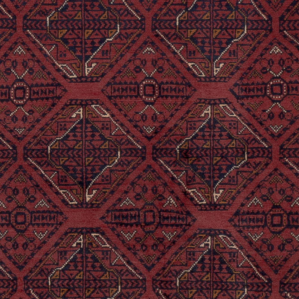 Afghaans tapijt - 191 x 151 cm - rood