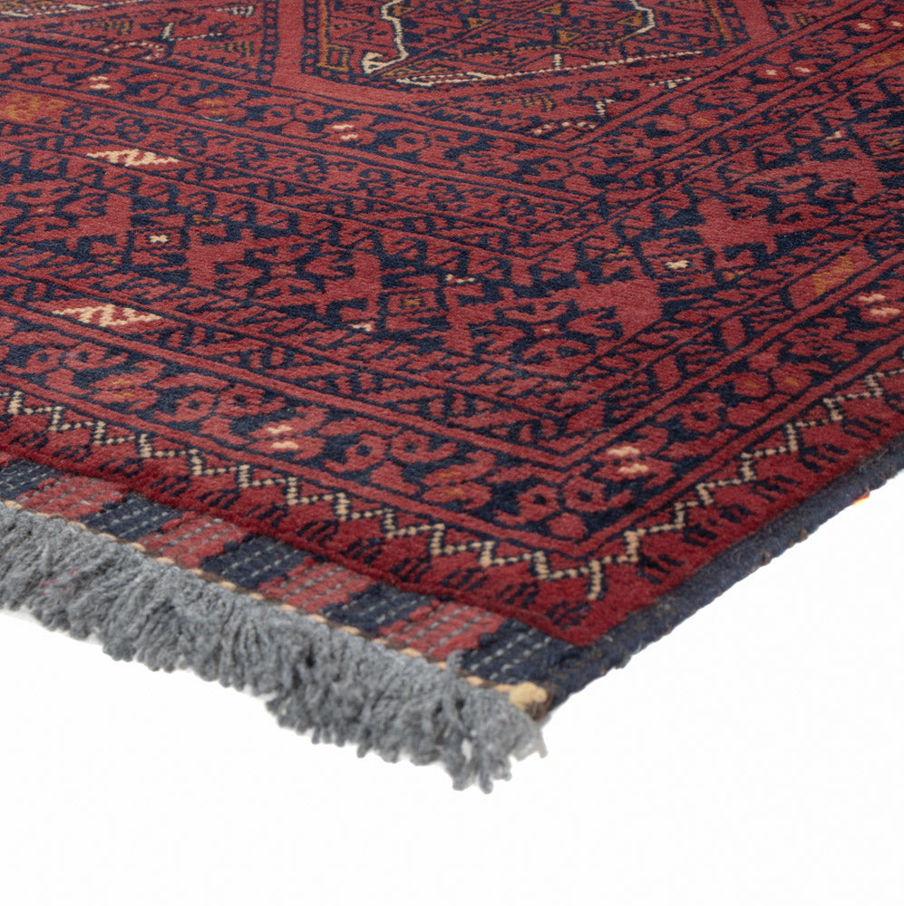 Afghaans tapijt - 191 x 151 cm - rood