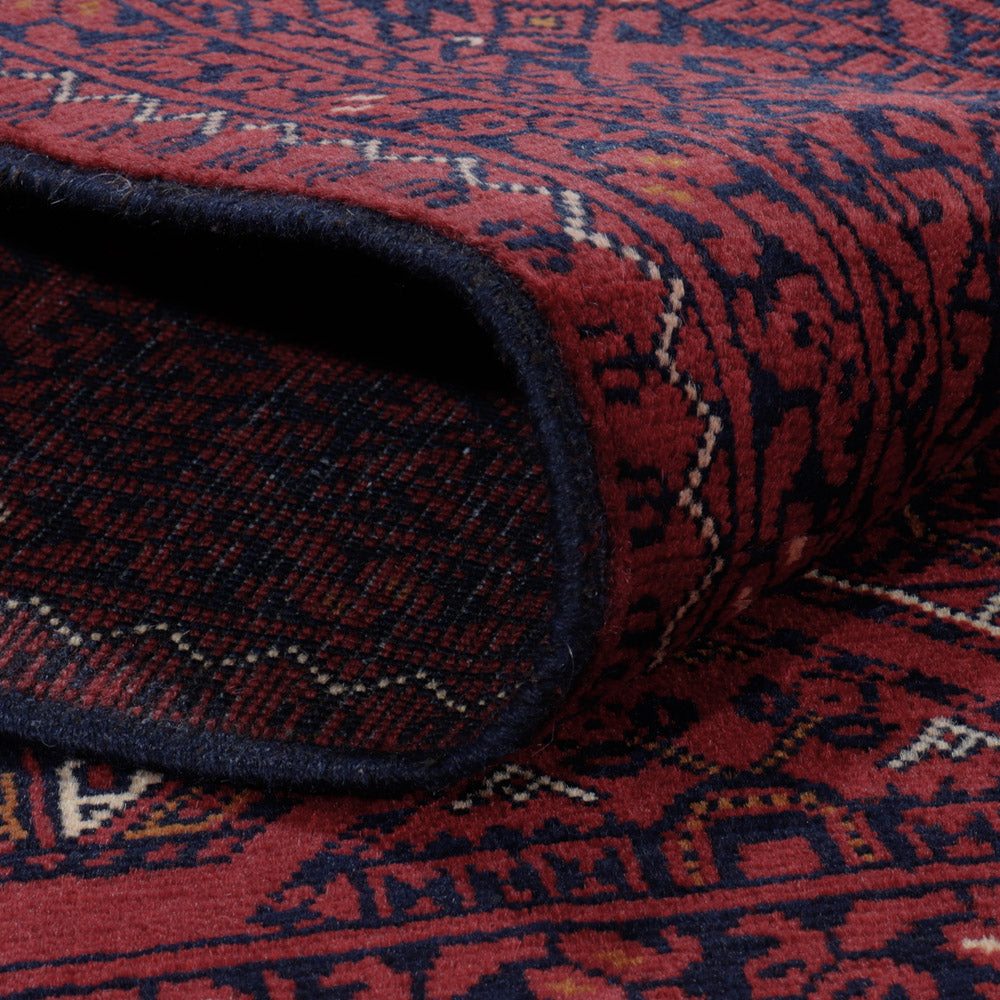 Afghaans tapijt - 191 x 151 cm - rood