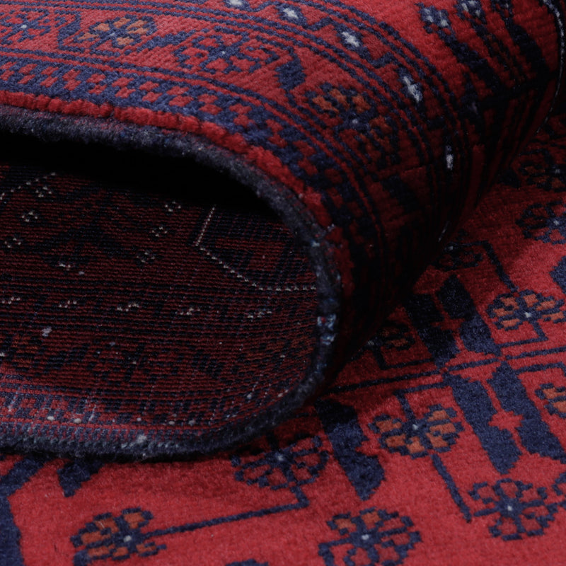 Afghaans tapijt - Koninklijke - 190 x 151 cm - rood