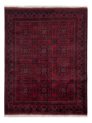 Afghaans tapijt - Koninklijke - 195 x 151 cm - rood