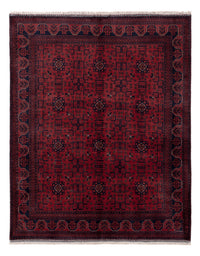 Afghaans tapijt - Koninklijke - 191 x 151 cm - rood