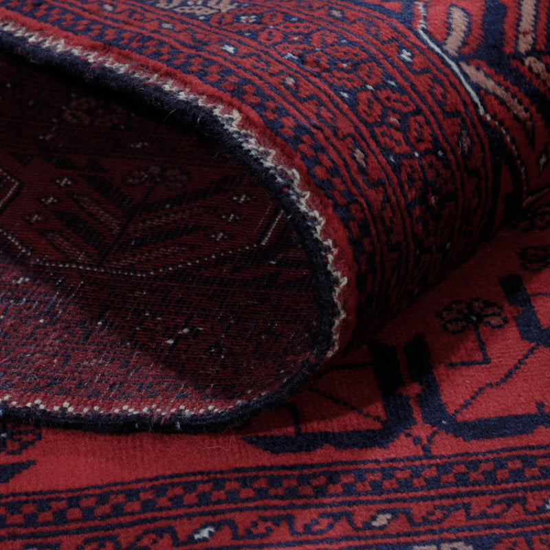 Afghaans tapijt - Koninklijke - 189 x 149 cm - rood