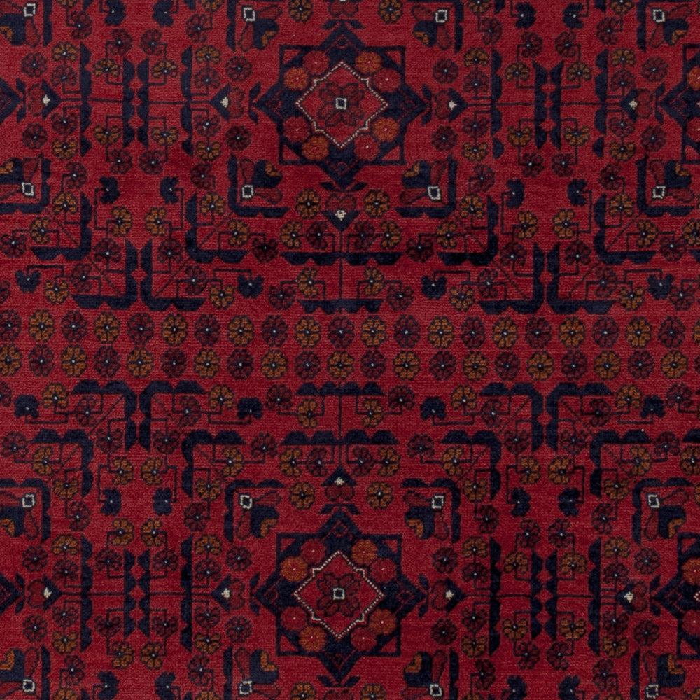 Afghaans tapijt - Koninklijke - 201 x 152 cm - rood