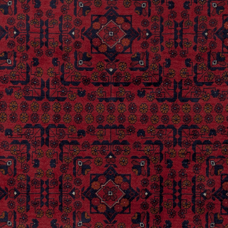 Afghaans tapijt - Koninklijke - 201 x 152 cm - rood