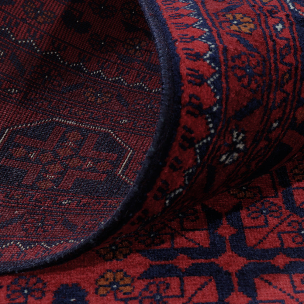 Afghaans tapijt - Koninklijke - 201 x 152 cm - rood