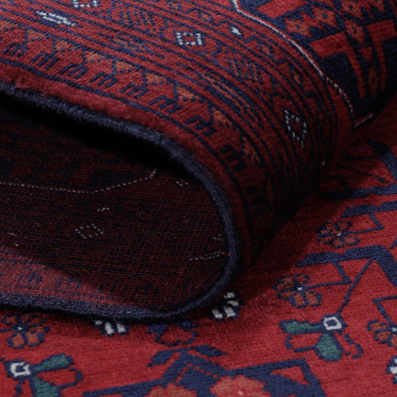 Afghaans tapijt - Koninklijke - 198 x 150 cm - rood