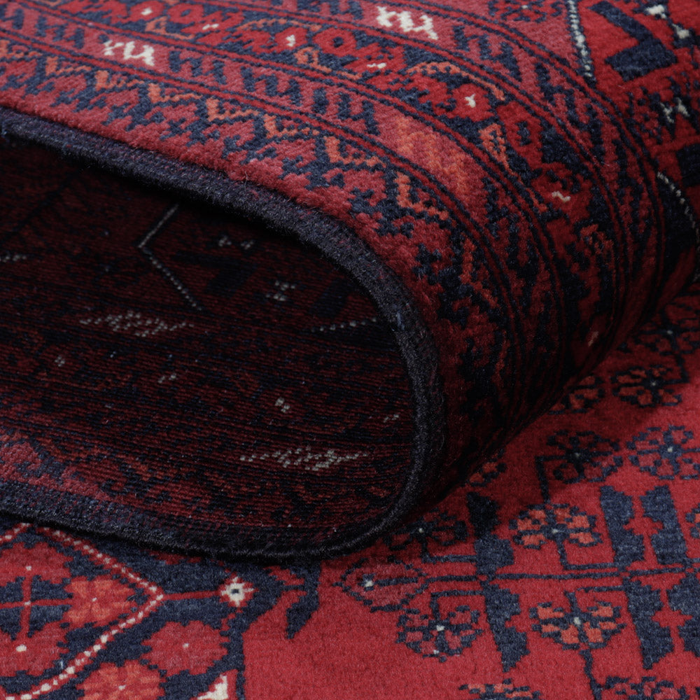 Afghaans tapijt - Koninklijke - 197 x 149 cm - rood