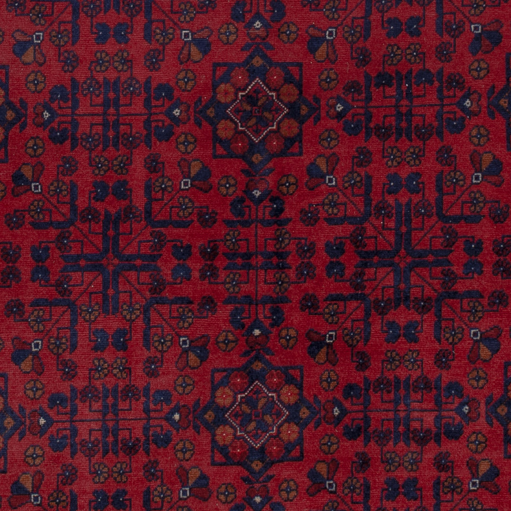 Afghaans tapijt - Koninklijke - 203 x 147 cm - rood
