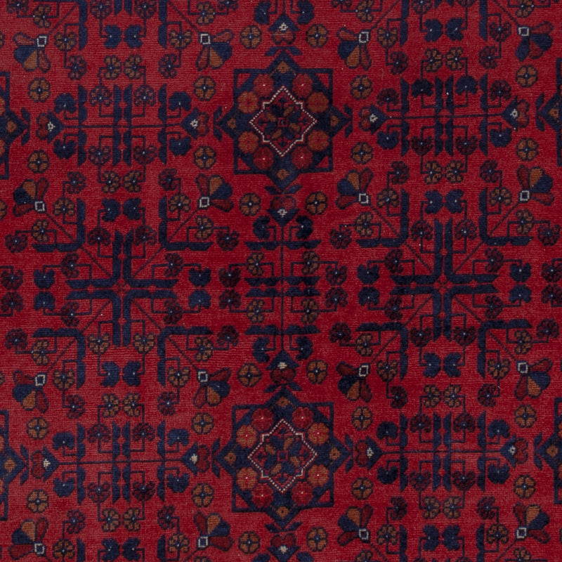 Afghaans tapijt - Koninklijke - 203 x 147 cm - rood