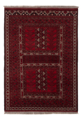 Afghaans tapijt - Kunduz - 222 x 150 cm - rood
