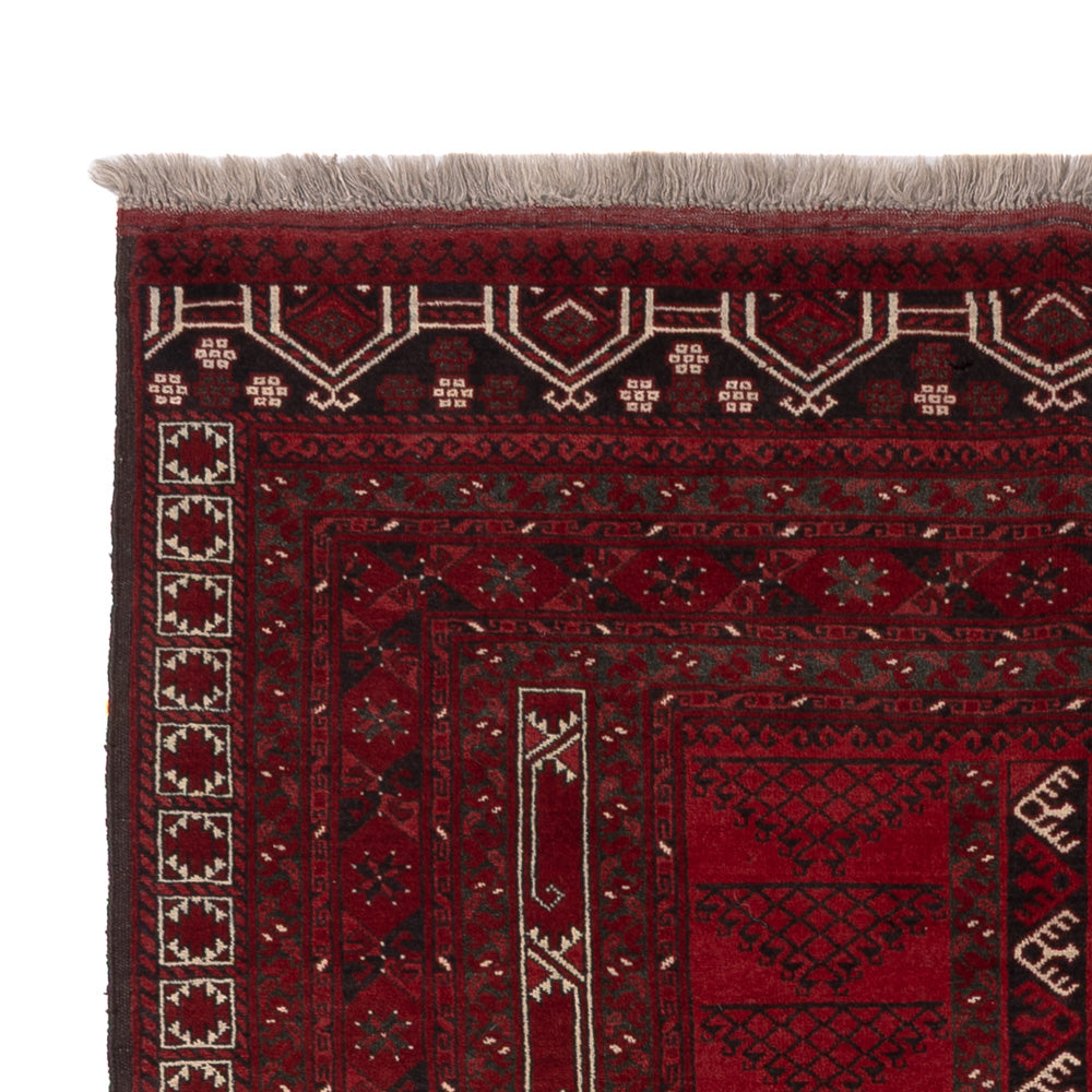 Afghaans tapijt - Kunduz - 222 x 150 cm - rood