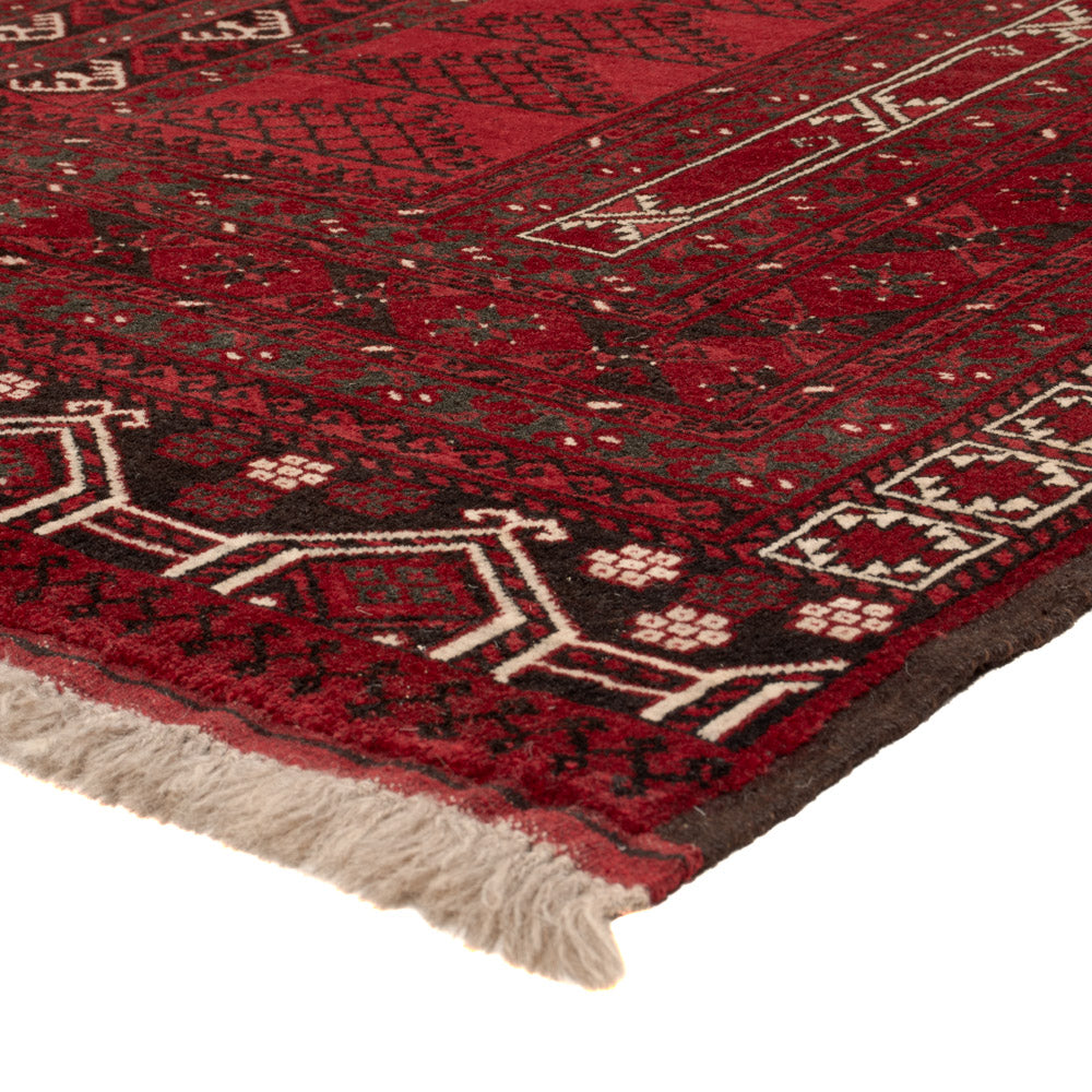 Afghaans tapijt - Kunduz - 222 x 150 cm - rood