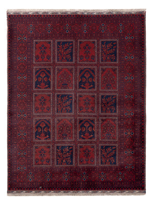 Afghaans tapijt - Kunduz - 201 x 152 cm - rood