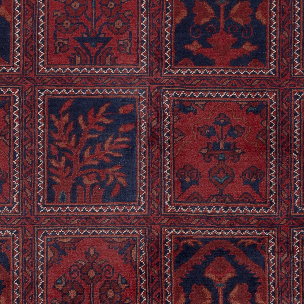 Afghaans tapijt - Kunduz - 201 x 152 cm - rood