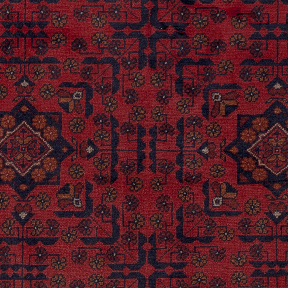 Afghaans tapijt - Kunduz - 193 x 149 cm - rood
