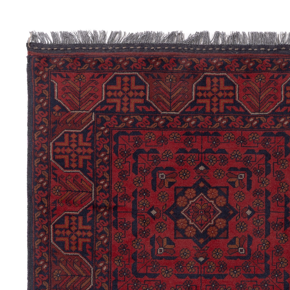 Afghaans tapijt - Kunduz - 193 x 149 cm - rood