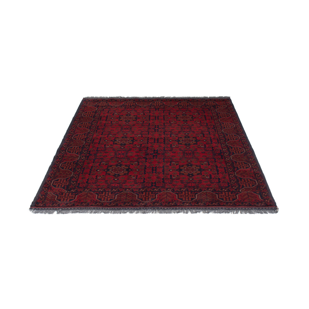 Afghaans tapijt - Kunduz - 193 x 149 cm - rood