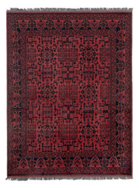 Afghaans tapijt - Kunduz - 197 x 154 cm - rood