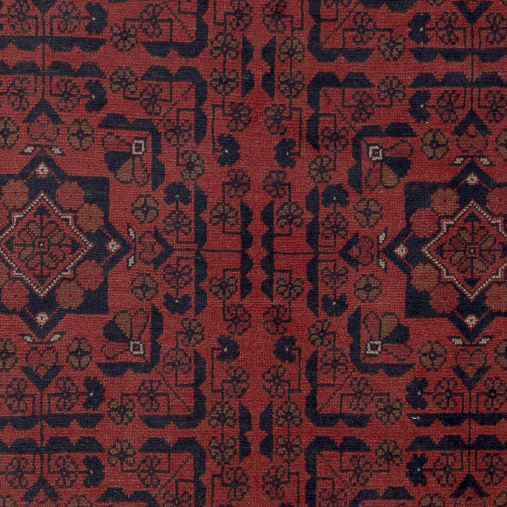 Afghaans tapijt - Kunduz - 198 x 148 cm - rood