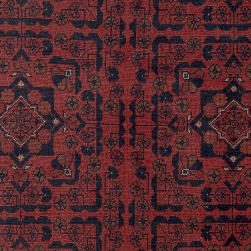 Afghaans tapijt - Kunduz - 198 x 148 cm - rood