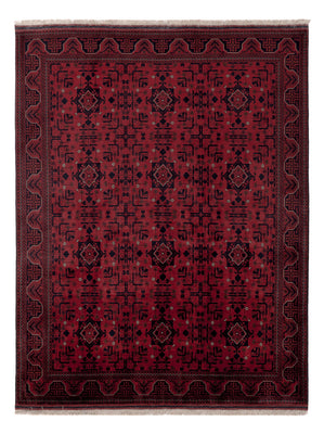 Afghaans tapijt - Koninklijke - 193 x 149 cm - rood