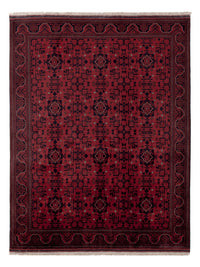 Afghaans tapijt - Koninklijke - 193 x 149 cm - rood