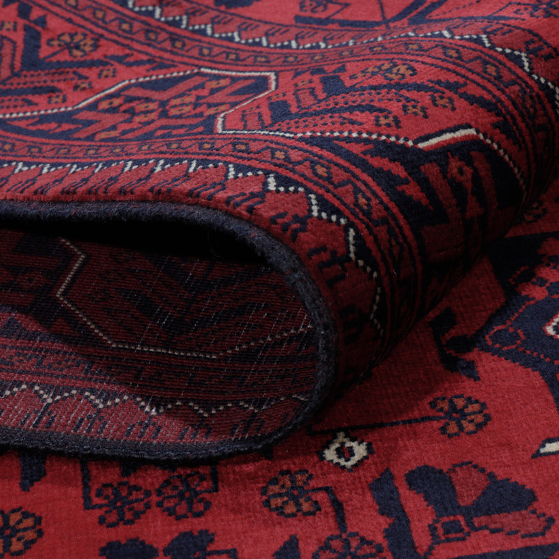 Afghaans tapijt - Koninklijke - 193 x 149 cm - rood