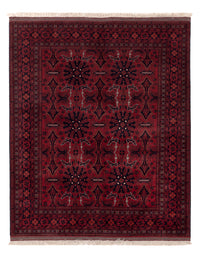 Afghaans tapijt - Koninklijke - 187 x 150 cm - rood