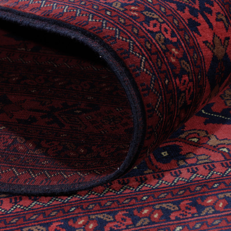 Afghaans tapijt - Koninklijke - 195 x 152 cm - rood