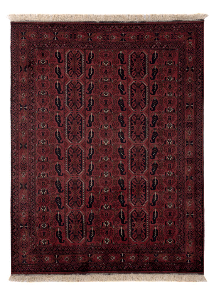 Afghan Teppich - Royal - 196 x 149 cm - rot
