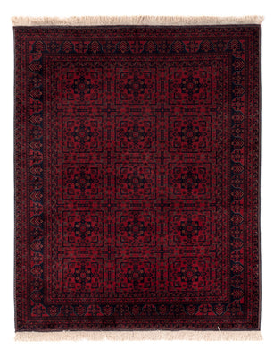 Afghaans tapijt - Koninklijke - 187 x 146 cm - rood