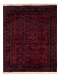 Afghaans tapijt - Koninklijke - 187 x 146 cm - rood