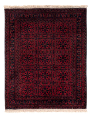Afghaans tapijt - Koninklijke - 187 x 146 cm - rood