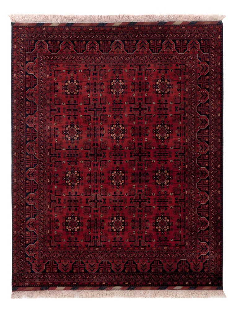 Afghan Teppich - Royal - 196 x 155 cm - rot