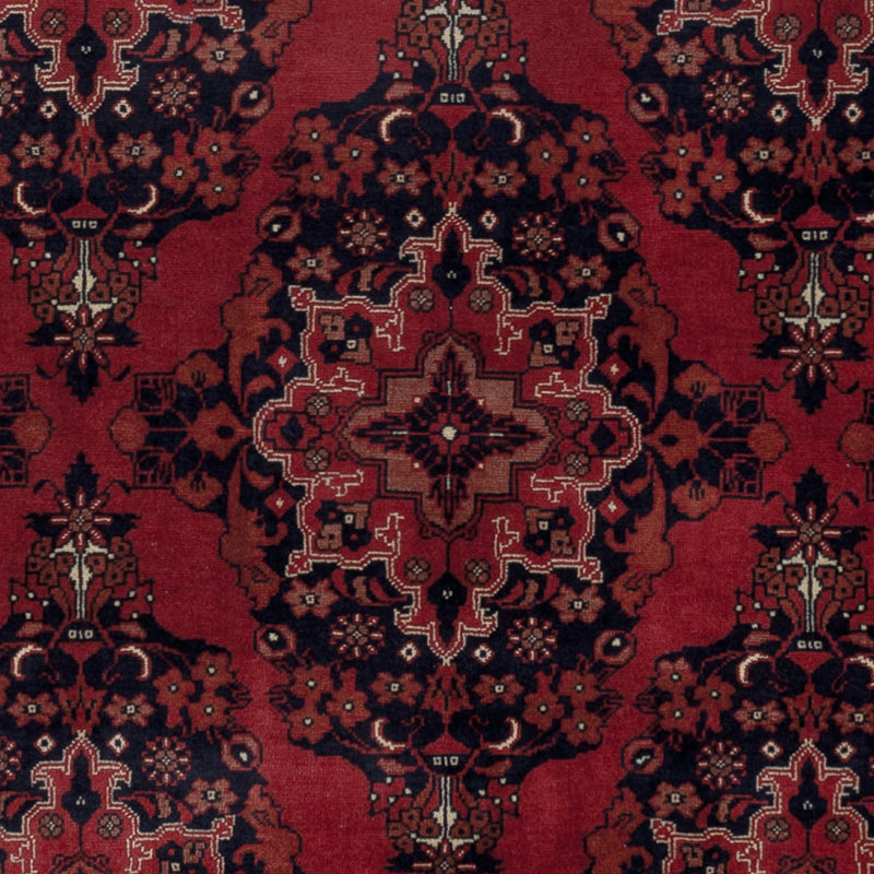 Afghaans tapijt - Koninklijke - 196 x 146 cm - rood