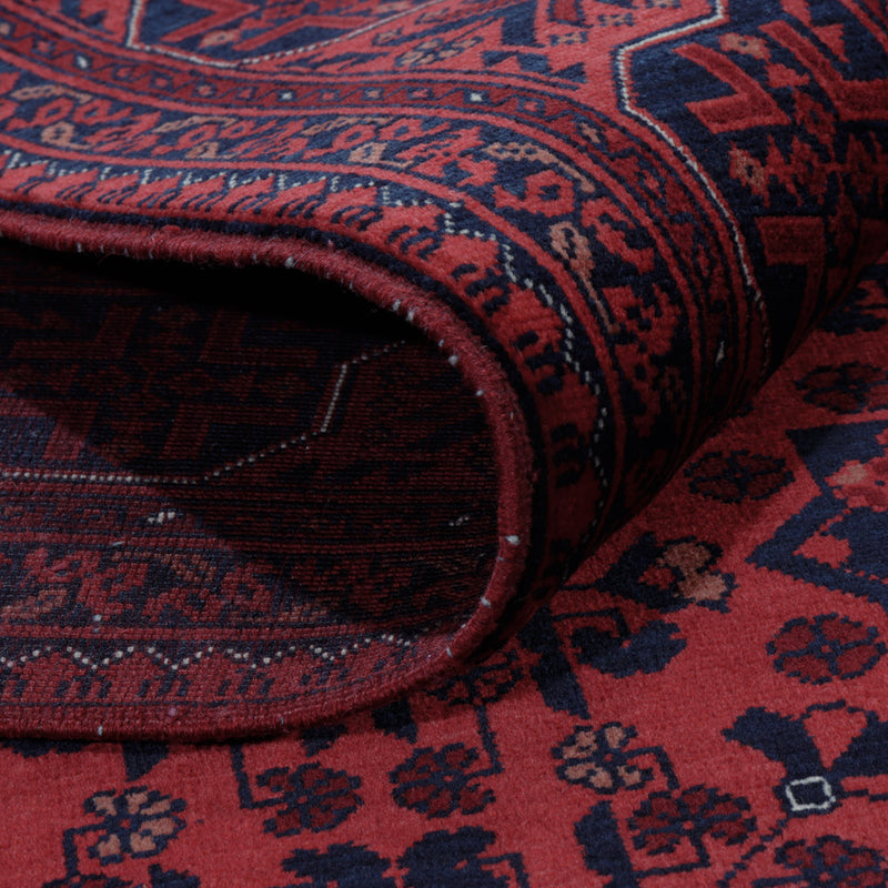 Afghaans tapijt - Koninklijke - 196 x 149 cm - rood