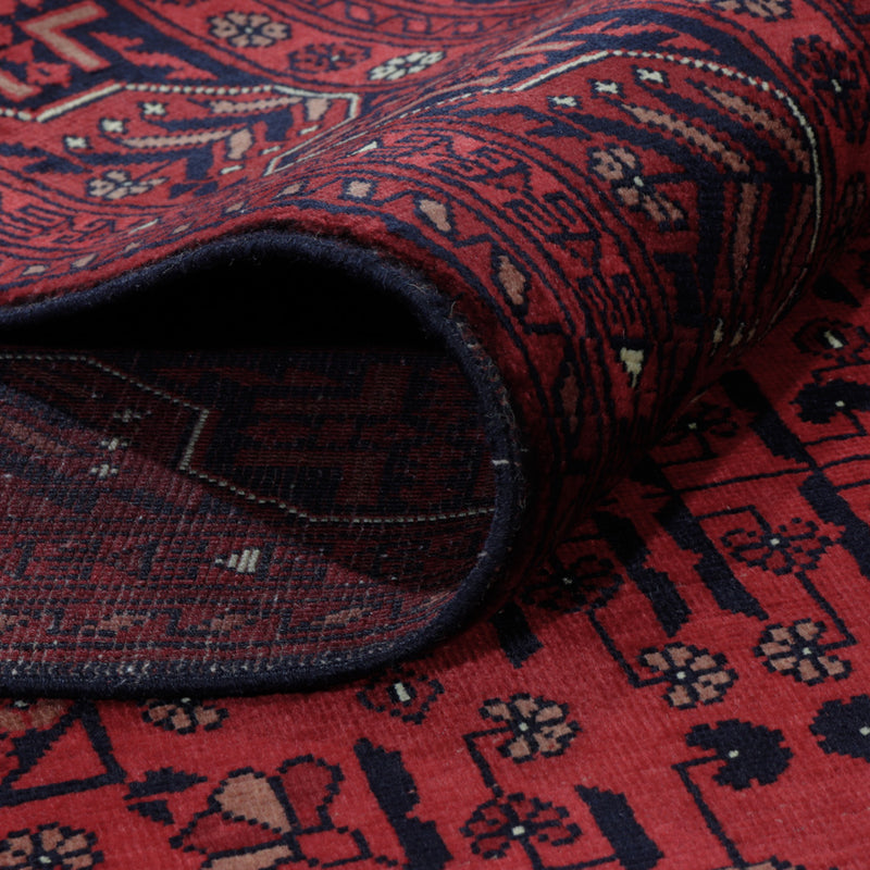 Afghaans tapijt - Koninklijke - 191 x 148 cm - rood