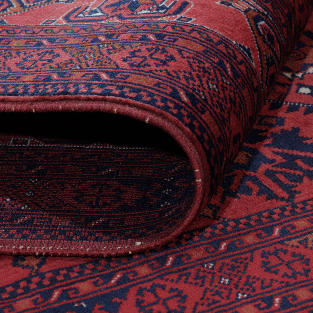 Afghaans tapijt - Koninklijke - 194 x 148 cm - rood