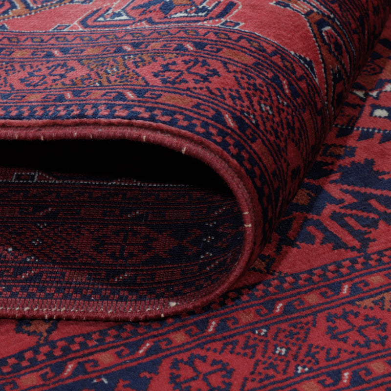 Afghaans tapijt - Koninklijke - 194 x 148 cm - rood