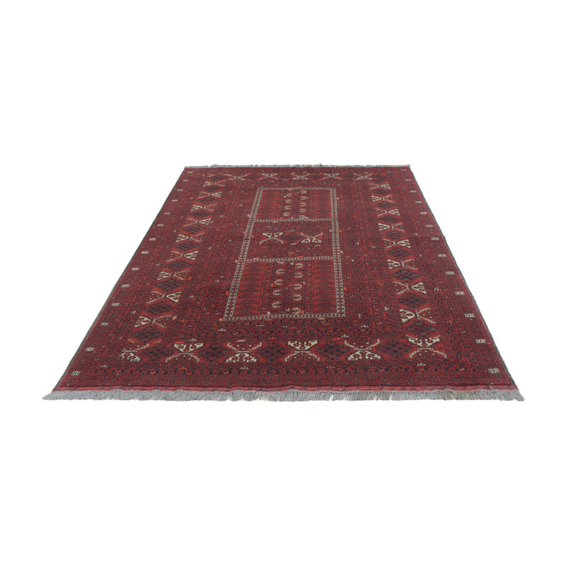 Afghan Teppich - 252 x 154 cm - rot