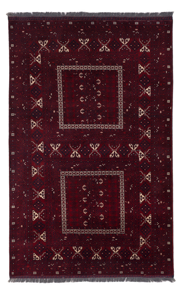 Afghaans tapijt - 258 x 159 cm - rood